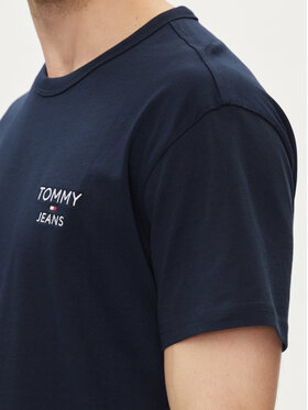 Tommy Jeans T-shirt DM0DM18872 Tamnoplava Regular Fit