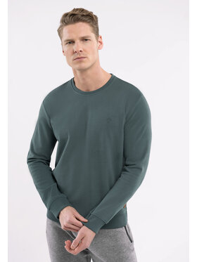 Volcano Volcano Bluza B-ANDY Zielony Regular Fit