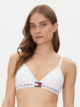 Tommy Hilfiger Tommy Hilfiger Sutien Bralette UW0UW06040 Alb