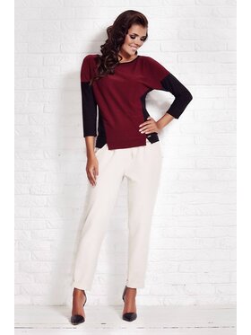 Awama Awama Maglione A081 Bordeaux Basic Fit