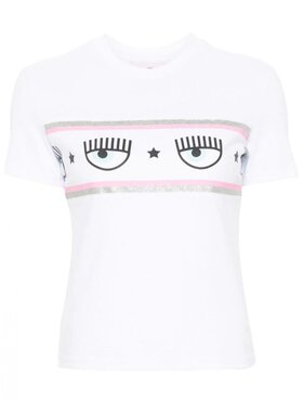 Chiara Ferragni Chiara Ferragni T-shirt 76cbhl03_600 Bianco Regular Fit