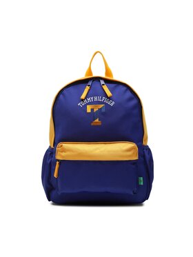 Tommy Hilfiger Tommy Hilfiger Rucsac Colorful Varsity Backpack AU0AU01721 Albastru