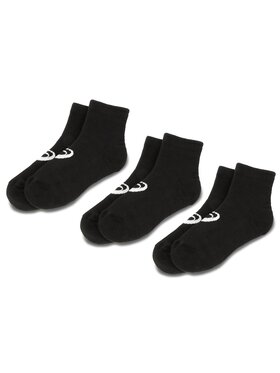 Asics Asics Lot de 3 paires de chaussettes basses unisexe 3PPK Quarter Sock 155205 Noir