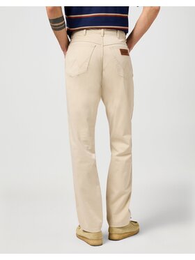 Wrangler Wrangler Spodnie materiałowe TEXAS SLIM Beżowy Slim Fit