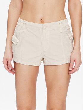 BDG Urban Outfitters BDG Urban Outfitters Pantalon scurți din material BDG SUMMER Y2K SHORT 76476308 Écru Regular Fit