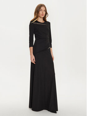 Rinascimento Rinascimento Rochie de seară CFC0121168003 Negru Regular Fit