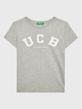 United Colors Of Benetton United Colors Of Benetton T-shirt 3096C10C6 Siva Regular Fit