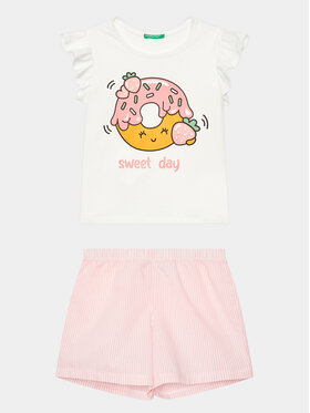 United Colors Of Benetton United Colors Of Benetton Pyjama 30960P04R Weiß Regular Fit