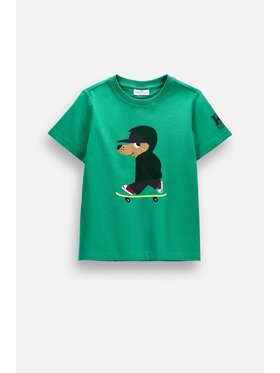Coccodrillo Coccodrillo T-Shirt ZC6143203ABK-011 Zielony Regular Fit