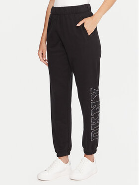 DKNY Sport DKNY Sport Долнище анцуг DP5P3737 Черен Regular Fit