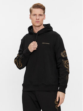 Armani Exchange Armani Exchange Bluza 3DZMGH ZJ4XZ 1200 Czarny Regular Fit