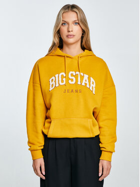 BIG STAR BIG STAR Bluza RUBIALSA Złoty Basic Fit