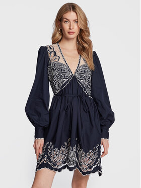 TWINSET TWINSET Sukienka codzienna 231TP2482 Granatowy Regular Fit