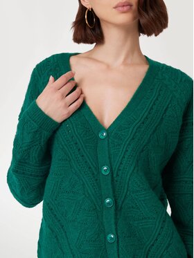 Guess Guess Sweter 170081 Zielony Classic Fit