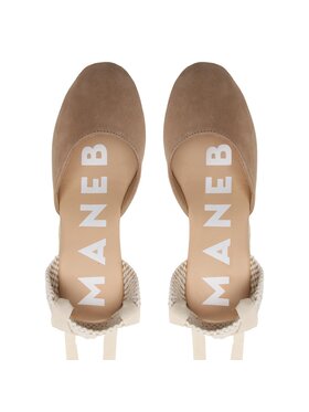 Manebi Espadrile Wedge Espadrilles W 1.9 WV Rjava