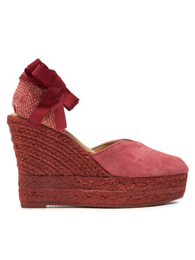 Manebi Manebi Espadrile Hamptons Heart-Shaped Wedge Espadrilles W 2.1 WH Ružičasta