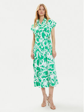 Joseph Ribkoff Joseph Ribkoff Poletna obleka 242030 Zelena Regular Fit