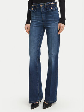 Fracomina Fracomina Дънки FR26WVA011D47602 Тъмносин Bootcut Fit