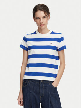 Tommy Jeans Tommy Jeans Tricou Flag DW0DW23801 Albastru Regular Fit