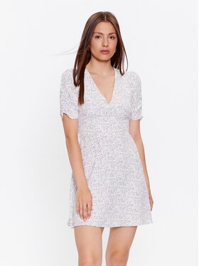 Glamorous Glamorous Vsakodnevna obleka CK7065 Bela Regular Fit