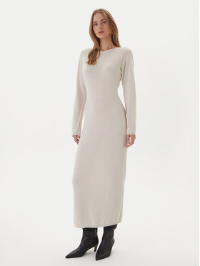 Kontatto Kontatto Kötött ruha 3M0964C Ekru Slim Fit