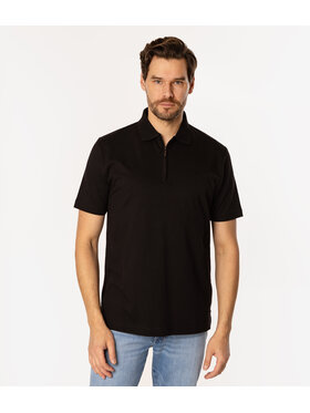 Lee Cooper Lee Cooper Polo TRIS 5056 Czarny Regular Fit