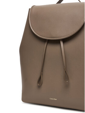 Calvin Klein Calvin Klein Ruksak Foil Logo Large Flap Backpack LV04F3505G Smeđa