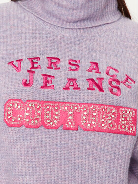 Versace Jeans Couture Golf 75HAFM08 Vijolična Oversize