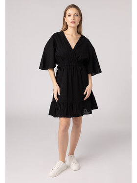 LAURELLA LAURELLA Sukienka codzienna Laurella 4UL124299 Czarny Regular Fit