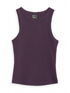 4F 4F Tank top ESSENTIALS Fioletowy Slim Fit