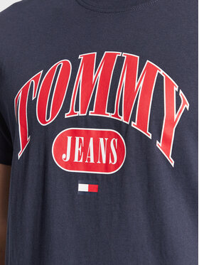 Tommy Jeans T-shirt Entry DM0DM15675 Tamnoplava Regular Fit