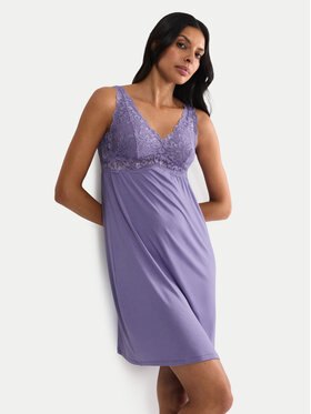 Triumph Triumph Koszula nocna Timeless Sensuality 10227238 Fioletowy Regular Fit