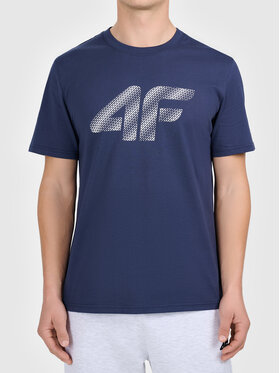 4F 4F T-Shirt 4FWMM00TTSHM3342-31S Granatowy Active Fit