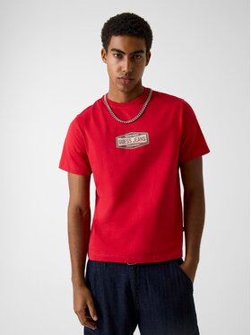 Guess Jeans Guess Jeans T-Shirt M6RI41 K8FQ4 Czerwony ciemny Regular Fit