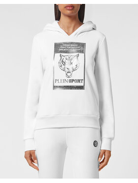 Plein Sport Plein Sport Mikina 13259 Bílá Regular Fit