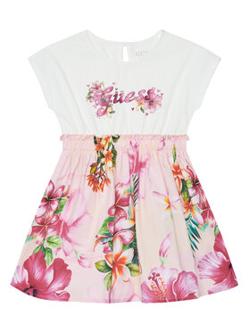 Guess Guess Vsakodnevna obleka K6GK05 K6YW0 Roza Regular Fit