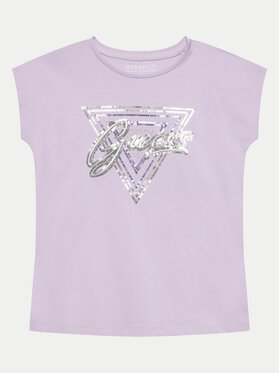 Guess Guess T-shirt J4GI21 K6YW4 Ljubičasta Boxy Fit
