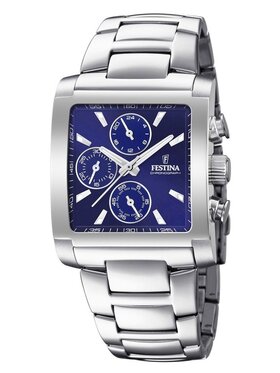 Festina Festina Zegarek F20423/2 Srebrny