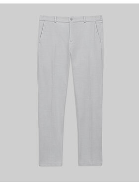 Borgio Borgio Spodnie garniturowe perledo Szary Slim Fit