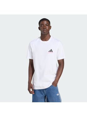 adidas adidas Koszulka techniczna 152909 Biały Regular Fit