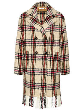 iBlues iBlues Μάλλινο παλτό Lux 70160606 Μπεζ Regular Fit