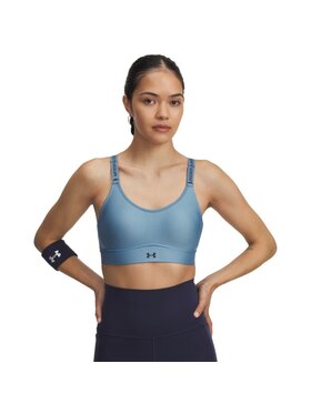 Under Armour Under Armour Biustonosz sportowy 1384123-418 Niebieski