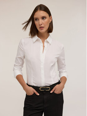 Motivi Motivi Camicia 5326Q200864N011 Bianco Regular Fit