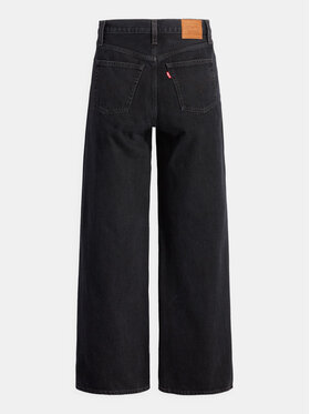 Levi's® Jeans Hlače Ribcage A6081-0001 Črna Wide Leg