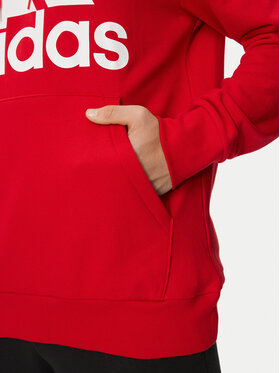 Adidas Jopa Essentials French Terry Big Logo Hoodie IC9365 Rdeča Regular Fit