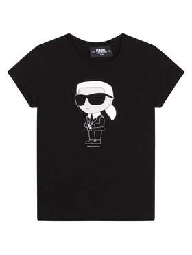 KARL LAGERFELD KARL LAGERFELD T-Shirt Z15418/09B Czarny Slim Fit