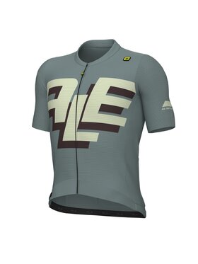 Alé Cycling Alé Cycling Koszulka rowerowa PR-E Sauvage Zielony Fitted Fit