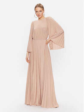 Elisabetta Franchi Elisabetta Franchi Večerní šaty AB-442-32E2 Béžová Regular Fit