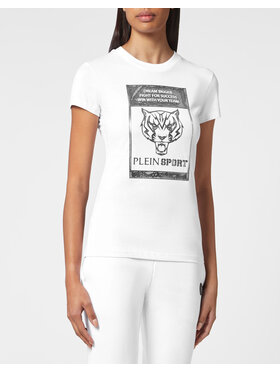Plein Sport Plein Sport Tričko 2125 Biela Regular Fit