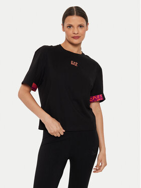 EA7 Emporio Armani EA7 Emporio Armani T-Shirt 6DTT15 TJLOZ 1200 Černá Regular Fit